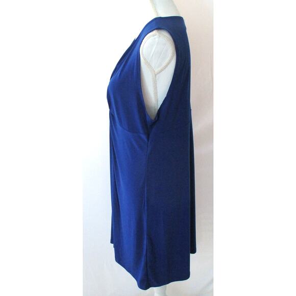 Wear Abouts Women's Blue Sleeveless Stretch Pull Over Dress Size XL - Picture 4 of 9